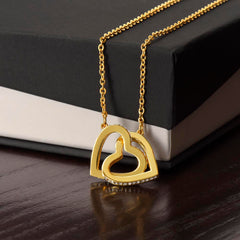 Interlocking Hearts necklace : A Symbol of Everlasting Love and Connection