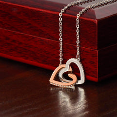 Interlocking Hearts necklace : A Symbol of Everlasting Love and Connection