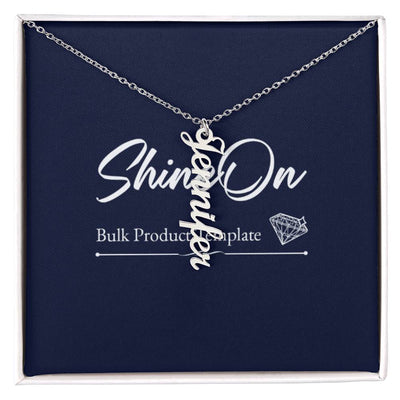 Personalized Vertical Name Necklace