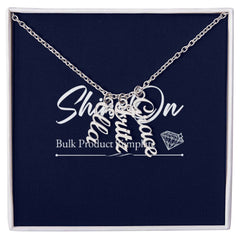 Personalized Vertical Name Necklace