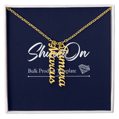 Personalized Vertical Name Necklace