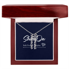 Personalized Vertical Name Necklace