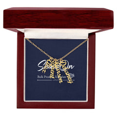 Personalized Vertical Name Necklace